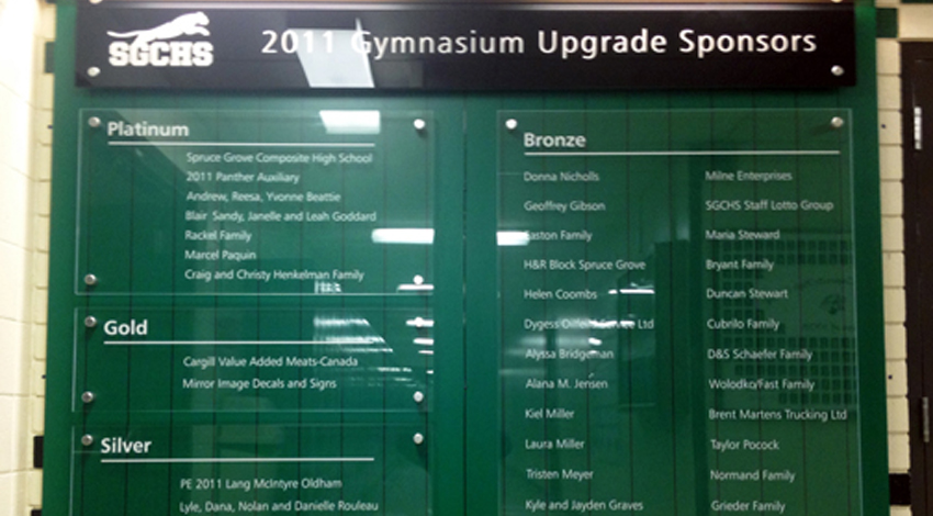 Spruce Grove Championship Display